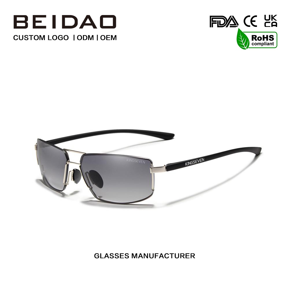 ஆடம்பர அலுமினிய துருவப்படுத்தப்பட்ட சன்கிளாஸ்கள்