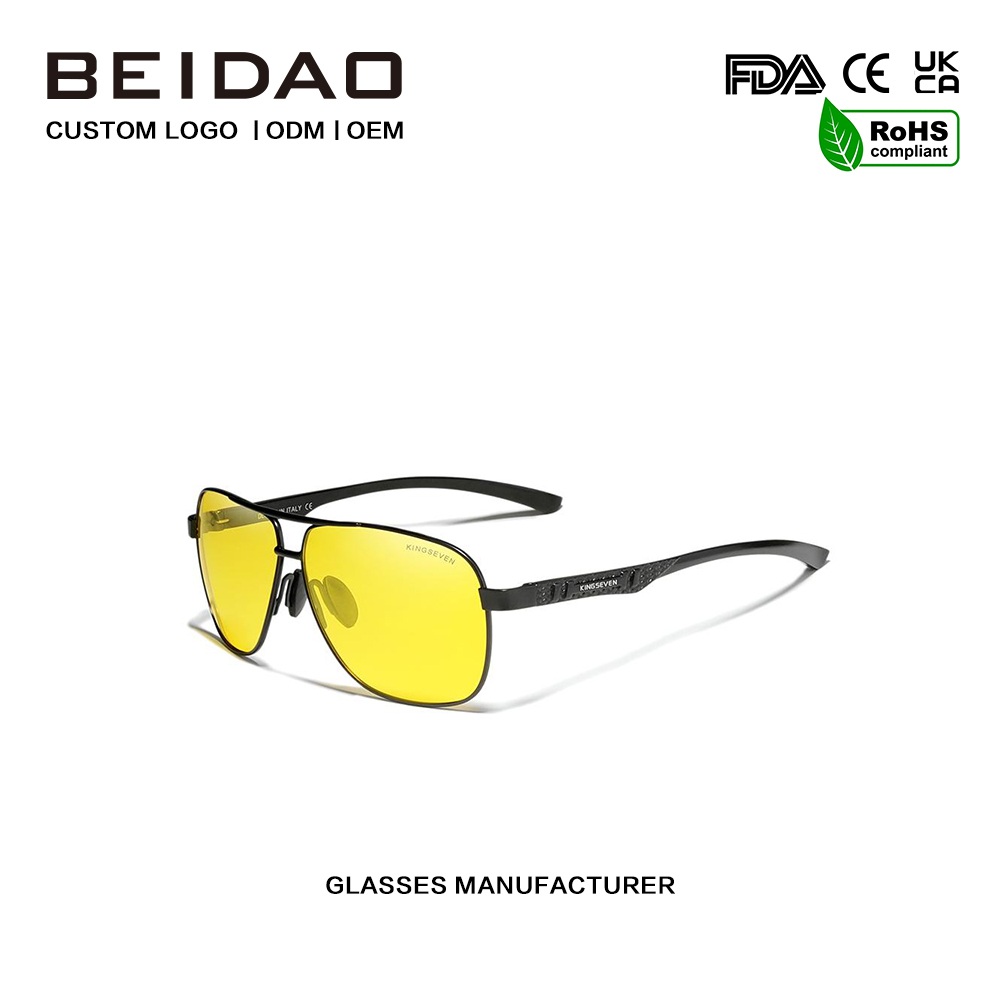 நைட் விஷன் கையால் செய்யப்பட்ட துருவப்படுத்தப்பட்ட சன்கிளாஸ்கள்